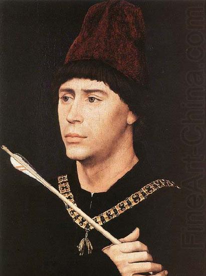 WEYDEN, Rogier van der Portrait of Antony of Burgundy china oil painting image